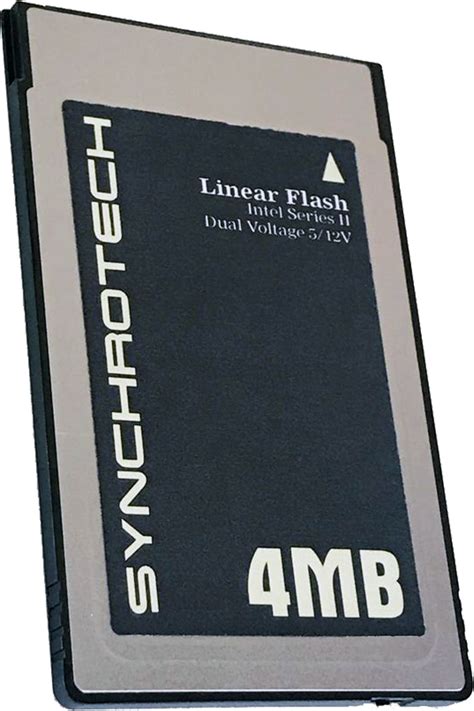 linear flash pc card memory